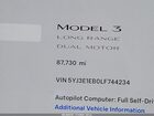 2020 Tesla Model 3 Long Range Dual Motor All-wheel Drive Серый vin: 5YJ3E1EB0LF744234