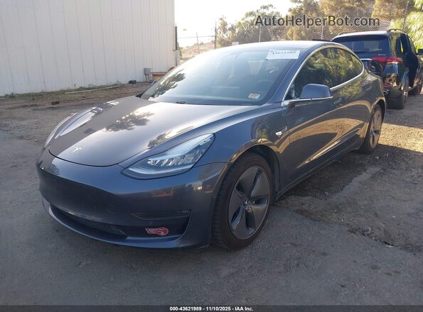 5YJ3E1EB2JF181331 2018 TESLA MODEL 3 Серый Передняя левая четверть