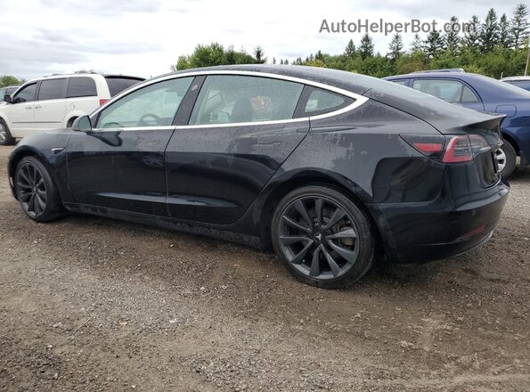 5YJ3E1EB2KF415033 2019 TESLA MODEL Черный Задняя левая четверть