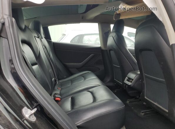 5YJ3E1EB2KF415033 2019 TESLA MODEL Черный Вид задних сидений
