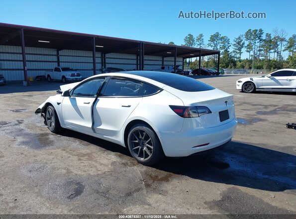 5YJ3E1EB2NF101368 2022 TESLA MODEL 3 Белый Задняя левая четверть