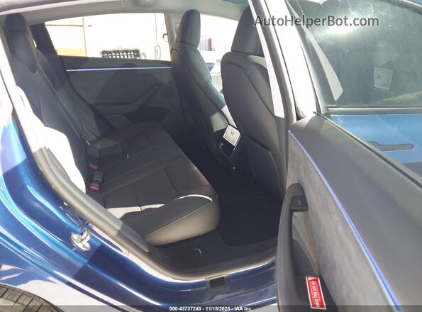 5YJ3E1EB4RF830476 2024 TESLA MODEL 3 Blue VIN կոդի պիտակի տեսք