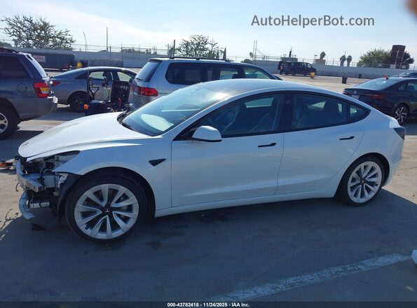 5YJ3E1EB5NF145591 2022 TESLA MODEL 3 Белый 