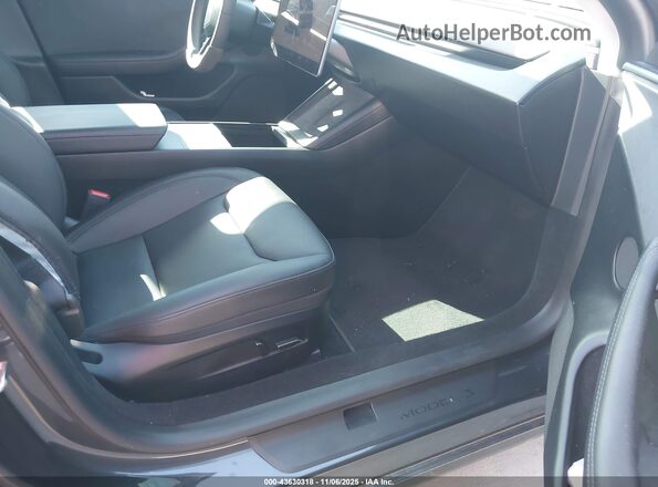 5YJ3E1EB6RF728869 2024 TESLA MODEL 3 Gray Widok wnętrza z przodu