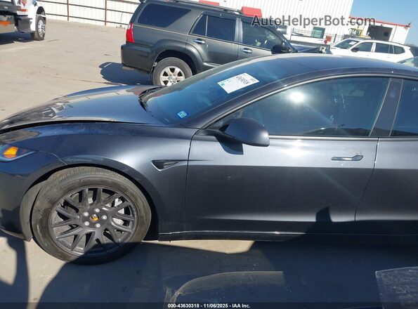 5YJ3E1EB6RF728869 2024 TESLA MODEL 3 Gray Widok wnętrza 360 stopni