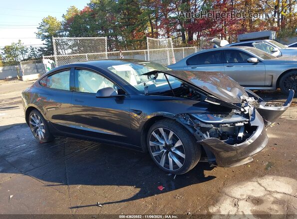 5YJ3E1EB6SF928673 2025 TESLA MODEL 3 Gray წინა მარჯვენა