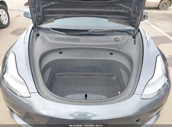 5YJ3E1EB7NF332363 2022 TESLA MODEL 3 Серый Вид сзади