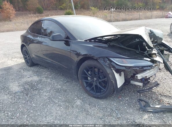 5YJ3E1EB7RF795450 2024 TESLA MODEL 3 Black Առջևի աջ