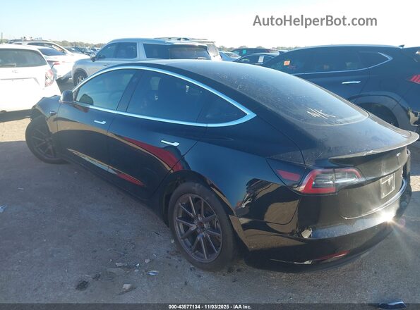 5YJ3E1EB8JF092993 2018 TESLA MODEL 3 Black Հետևի ձախ