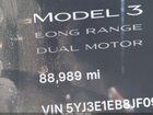 2018 Tesla Model 3 Long Range/performance Black vin: 5YJ3E1EB8JF092993
