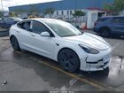 2022 Tesla Model 3 Long Range Dual Motor All-wheel Drive White vin: 5YJ3E1EB9NF251056