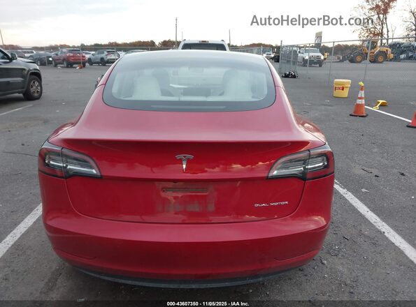 5YJ3E1EB9NF367308 2022 TESLA MODEL 3 Красный 