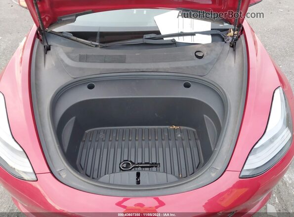 5YJ3E1EB9NF367308 2022 TESLA MODEL 3 Красный Вид сзади