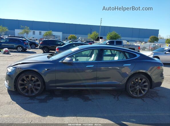 5YJSA1E25KF306895 2019 TESLA MODEL S Серый 