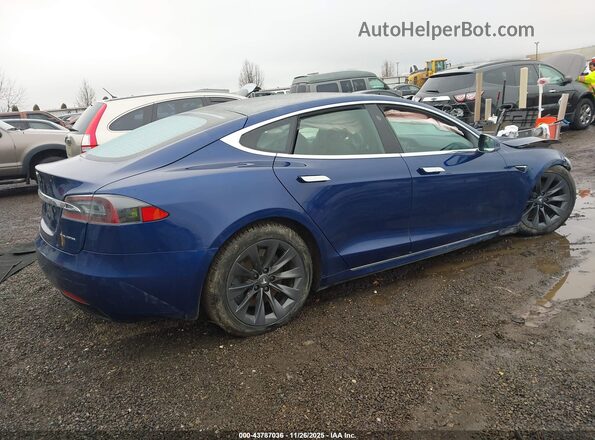 5YJSA1E26LF415416 2020 TESLA MODEL S Синий Задняя правая четверть