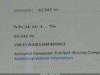 2021 Tesla Model S Long Range Dual Motor All-wheel Drive Красный vin: 5YJSA1E53MF455903