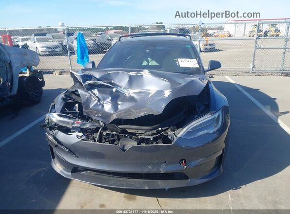 5YJSA1E58NF461844 2022 TESLA MODEL S Серый Вид щитка приборов