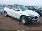 2021 Tesla Model Y Long Range Dual Motor All-wheel Drive White vin: 5YJYGAEE0MF144986