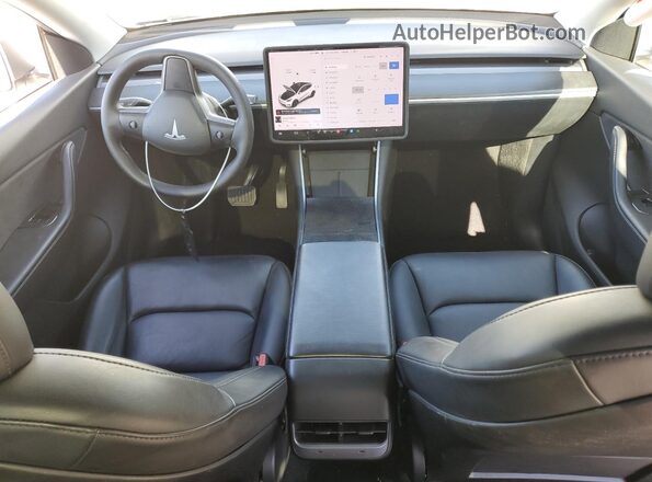 5YJYGDED3MF105916 2021 TESLA MODEL White Widok deski rozdzielczej