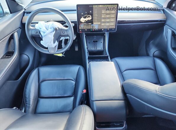 5YJYGDEE0LF036979 2020 TESLA MODEL Белый Вид панели приборов