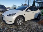 2021 Tesla Model Y White vin: 5YJYGDEE0MF185913