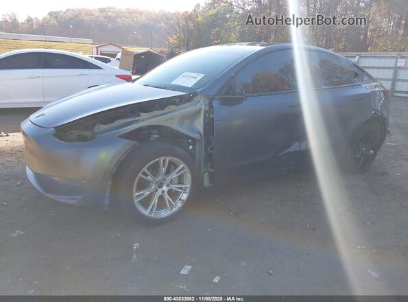 5YJYGDEE1LF037283 2020 TESLA MODEL Y Серый Передняя левая четверть