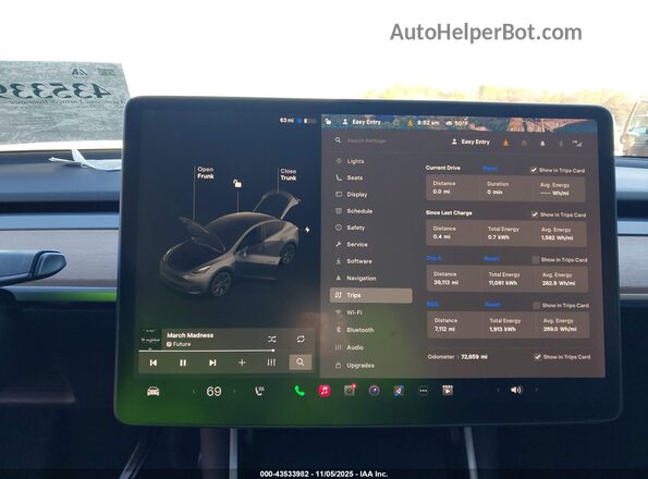 5YJYGDEE1LF037283 2020 TESLA MODEL Y Серый 