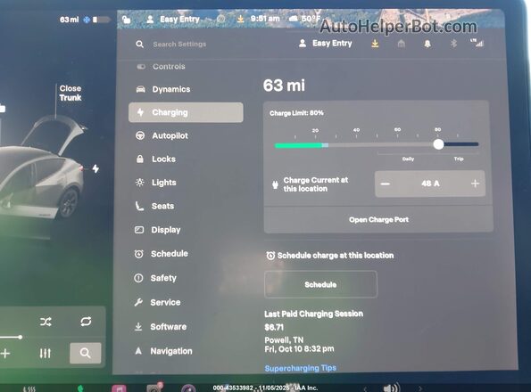 5YJYGDEE1LF037283 2020 TESLA MODEL Y Серый 