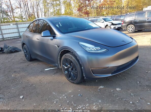 5YJYGDEE1LF037283 2020 TESLA MODEL Y Серый Передняя правая четверть