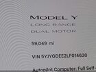 2020 Tesla Model Y Long Range Dual Motor All-wheel Drive White vin: 5YJYGDEE2LF014630