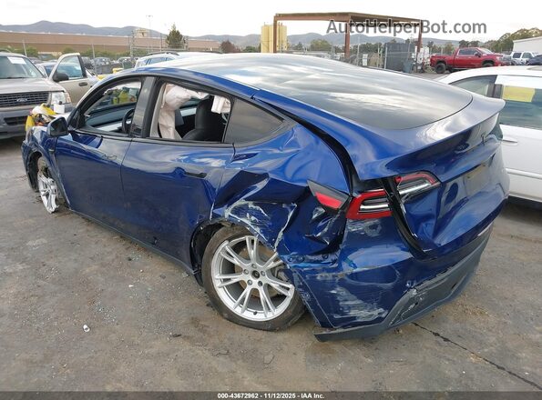 5YJYGDEE3LF023076 2020 TESLA MODEL Y Blue Задня ліва чверть