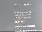 2020 Tesla Model Y Long Range Dual Motor All-wheel Drive Blue vin: 5YJYGDEE3LF023076