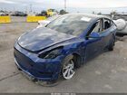2020 Tesla Model Y Long Range Dual Motor All-wheel Drive Blue vin: 5YJYGDEE3LF023076