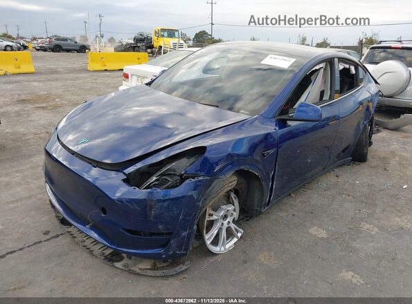 5YJYGDEE3LF023076 2020 TESLA MODEL Y Blue Вид спереду