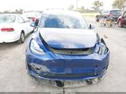 2020 Tesla Model Y Long Range Dual Motor All-wheel Drive Blue vin: 5YJYGDEE3LF023076
