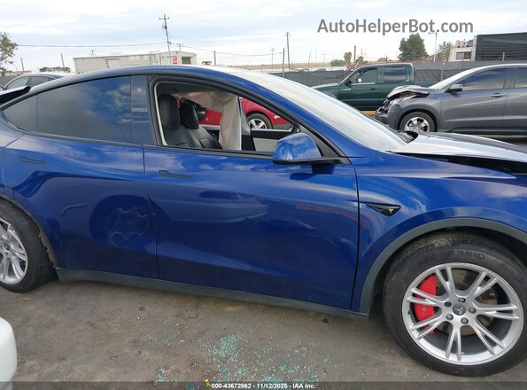 5YJYGDEE3LF023076 2020 TESLA MODEL Y Blue Вид щитка приладів