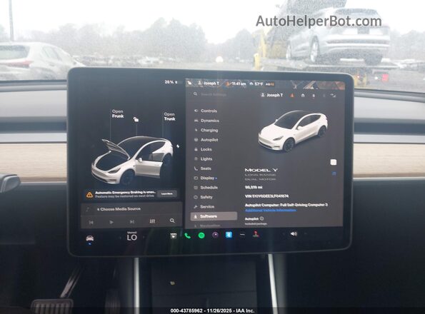 5YJYGDEE3LF041674 2020 TESLA MODEL Y White 