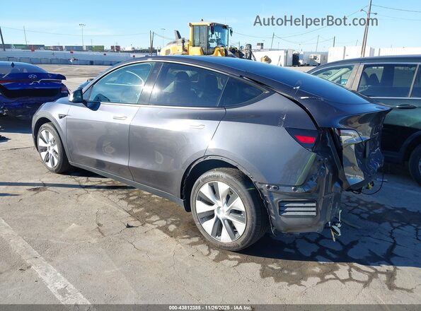 5YJYGDEE3MF161606 2021 TESLA MODEL Y Gray Задня ліва чверть