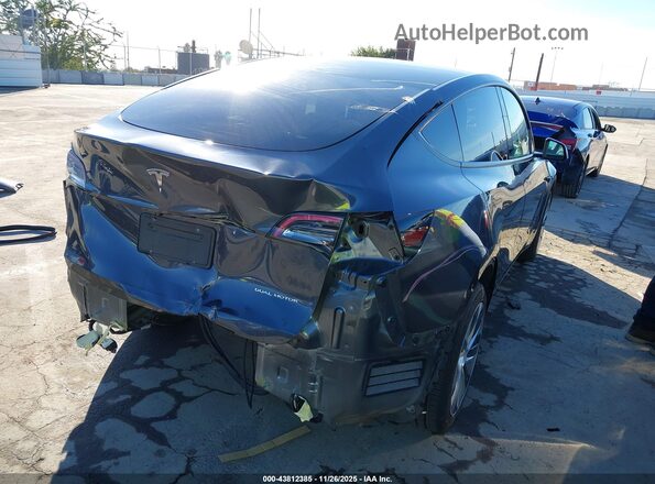 5YJYGDEE3MF161606 2021 TESLA MODEL Y Gray Задня права чверть