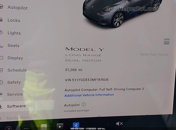 5YJYGDEE3MF161606 2021 TESLA MODEL Y Gray Вид задніх сидінь