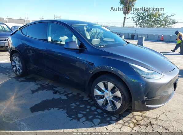 5YJYGDEE3MF161606 2021 TESLA MODEL Y Gray Вид задньої частини салону