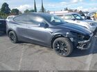2020 Tesla Model Y Long Range Dual Motor All-wheel Drive Gray vin: 5YJYGDEE6LF053141