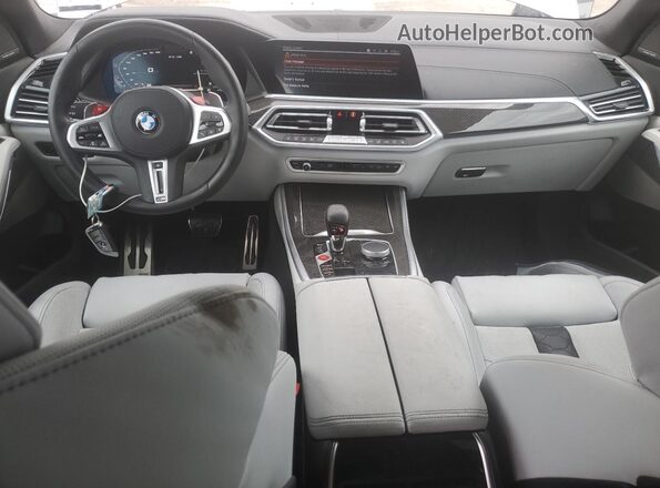 5YMJU0C01P9R07308 2023 BMW X5 Gray წინა პანელის ხედი