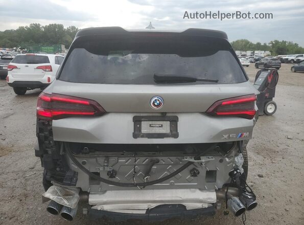 5YMJU0C01P9R07308 2023 BMW X5 Gray უკანა ხედი