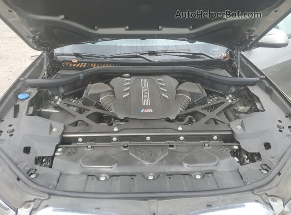 5YMJU0C01P9R07308 2023 BMW X5 Gray ძრავის განყოფილების ხედი