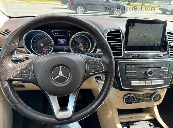 4JGDA5HB2JA998354 2018 MERCEDES-BENZ GLE Белый Вид панели приборов