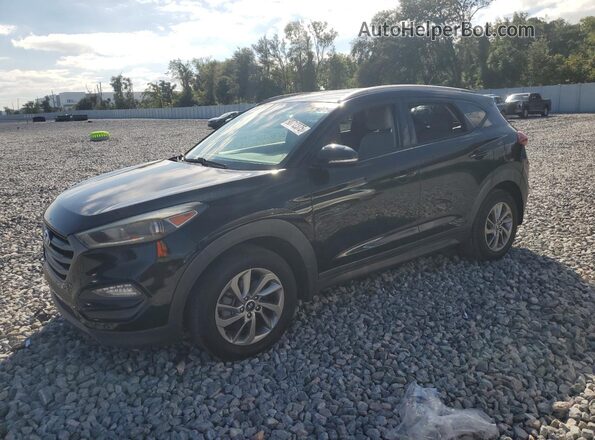 KM8J33A2XGU165002 2016 HYUNDAI TUCSON Черный Передняя левая четверть