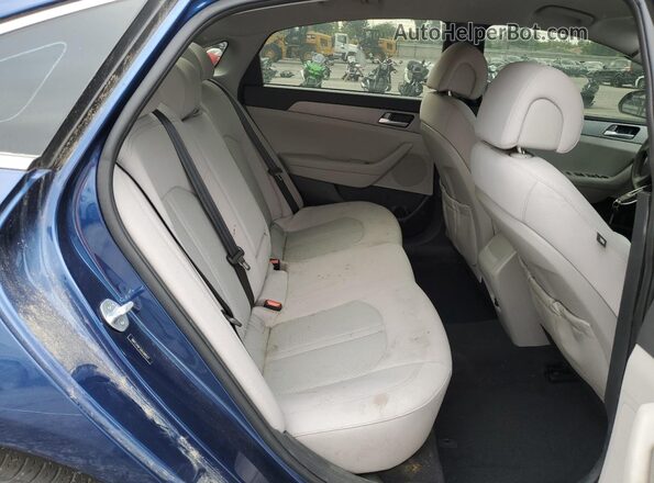 5NPE24AF3GH308027 2016 HYUNDAI SONATA Синий Вид задних сидений