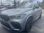 2022 Bmw X6 M Серый vin: 5YMCY0C07N9M97270