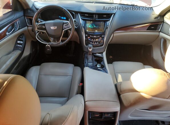 1G6AP5SX4G0196156 2016 CADILLAC CTS Красный Вид щитка приборов